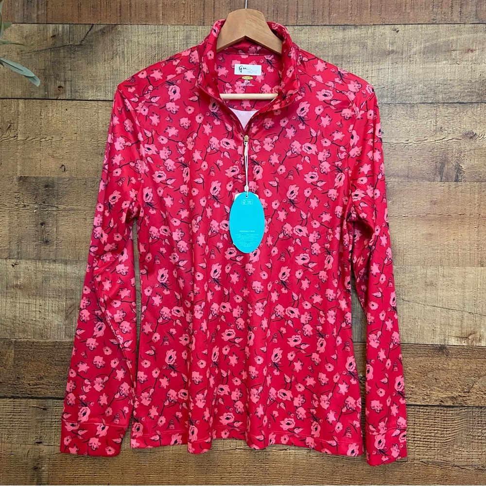 Greg Norman ⭐️NWT Long Sleeve Athletic Quarter Zip Top
